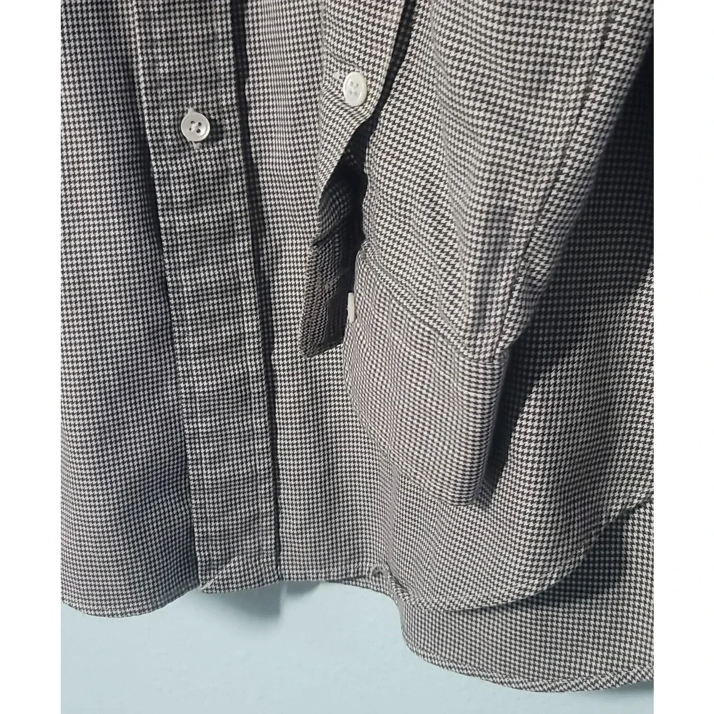 Polo Ralph Lauren Men’s Micro Houndstooth Dress Shirt Curham Classic Fit M
